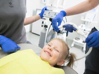 childrens sedation dentistry child getting dental sedation